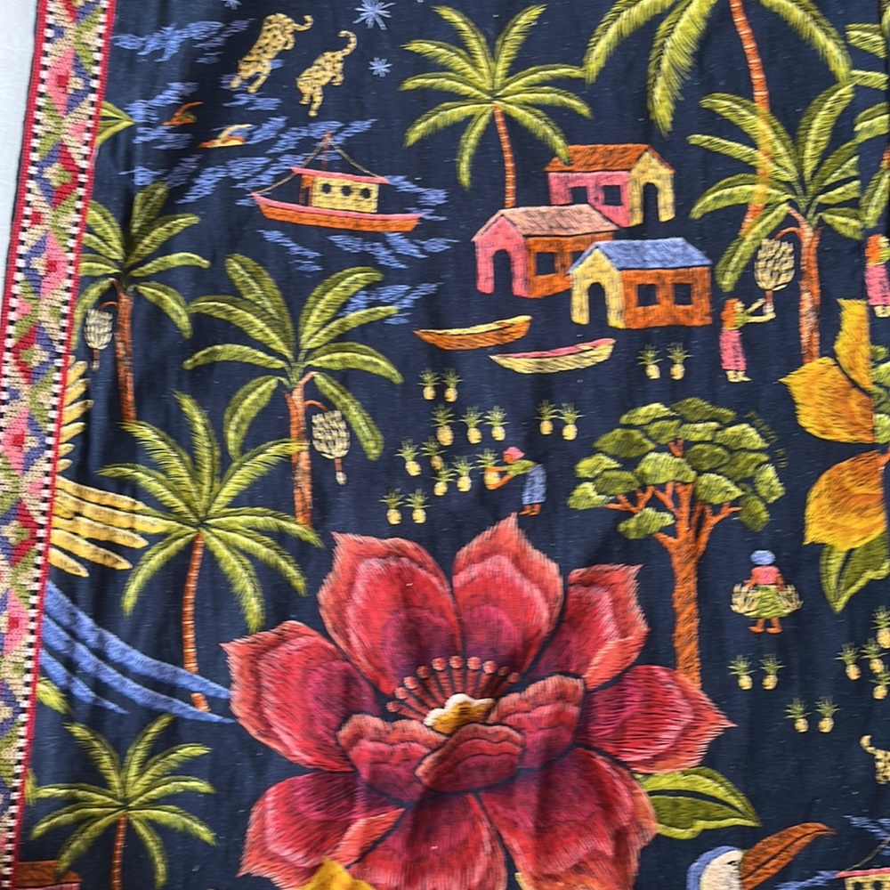 FARM RIO PRINTED WIDE-LEG PANTS SIZE S MULTICOLOR NWT SOLD OUT - Picture 10 of 14